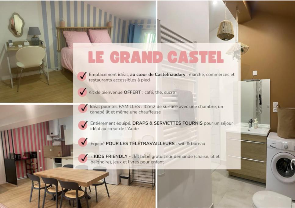 Le Grand Castel Appartement Castelnaudary Buitenkant foto